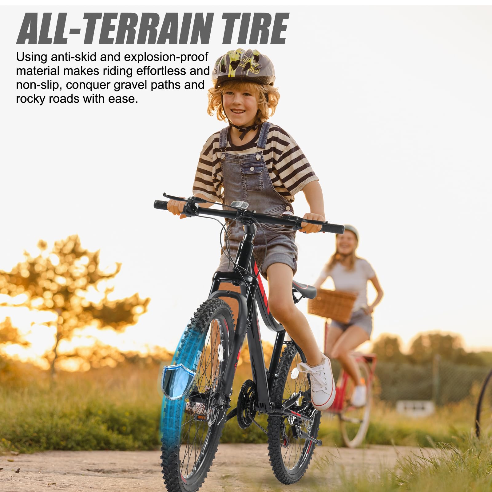 CamPingSurvivals 20/24/26 Inch Mountain Bike for Men/Women,Adult Bicycle | Professional 7or21 Speed Shifting, Dual Disc/V Brakes, Suspension Fork, Comfort Saddle, All-Terrain Tires & Pretty Look