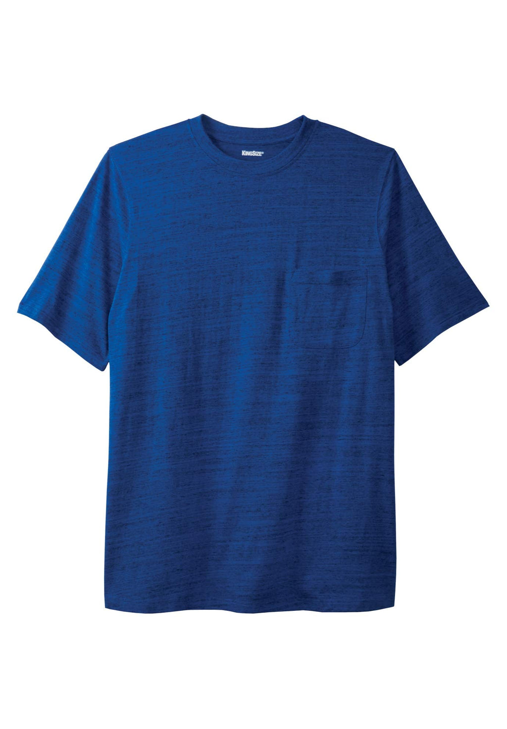 KingSize Men's Big & Tall Shrink-Less Lightweight Pocket Crewneck T-Shirt