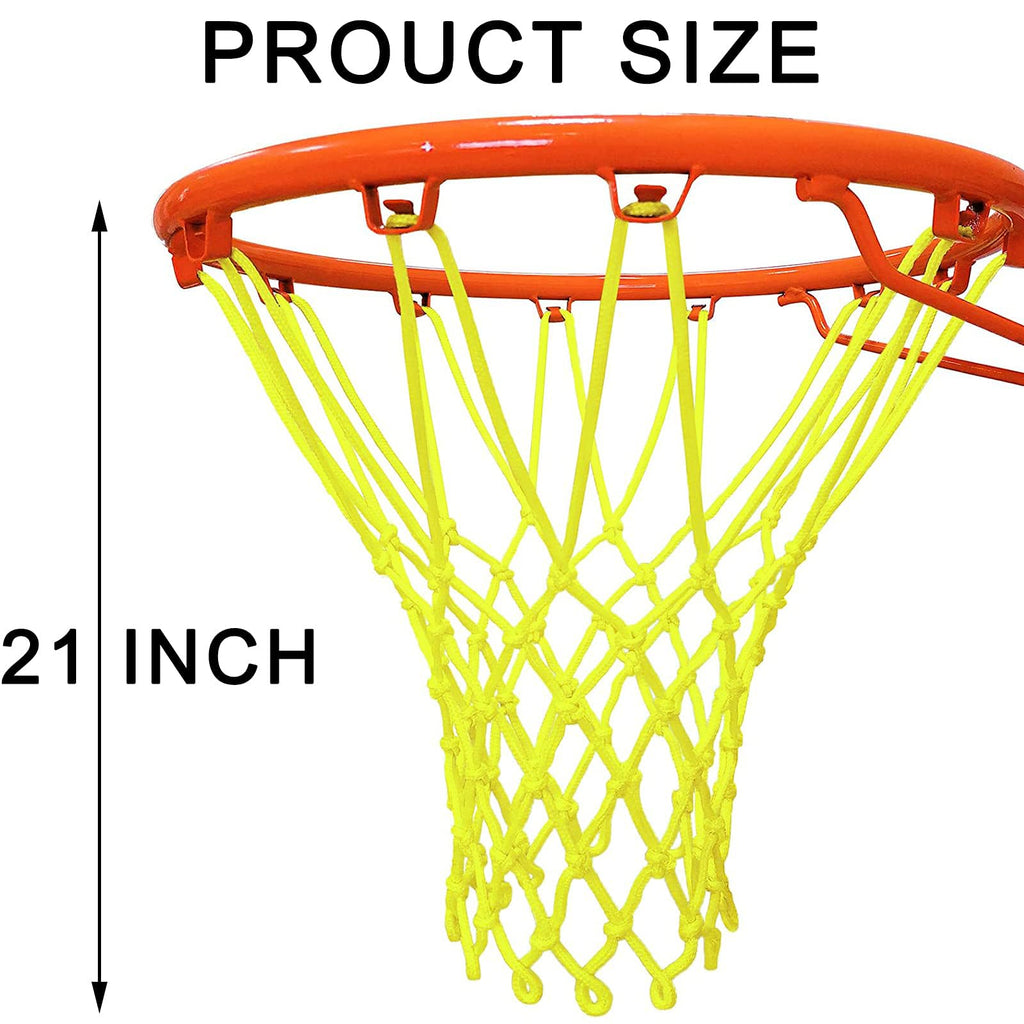 NEIJIANG Glow Basketball Net, Nightlight Basketball Net Luminous Outdoor Portable Sun Powered Sport Nylon