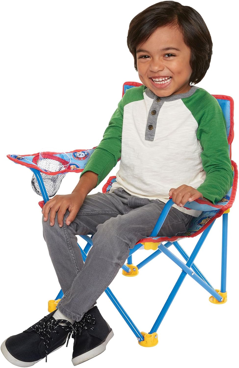 Paw Patrol Kids Camping Chair, Camp Fold N Go Chair with Carry Bag
