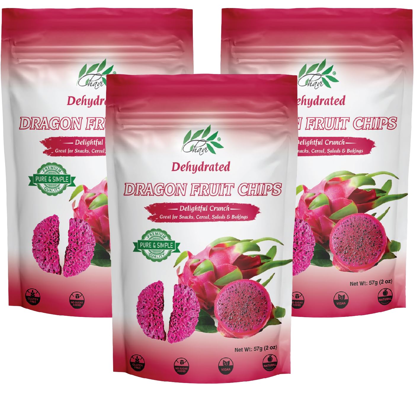 CHAVI Freeze Dried Fruits - Mixed | 6 in 1 | No Added Sugars or Preservatives - Non-GMO, Vegan, Gluten-Free | Gift Box | 230 g | 8.1 oz | 6 Cans