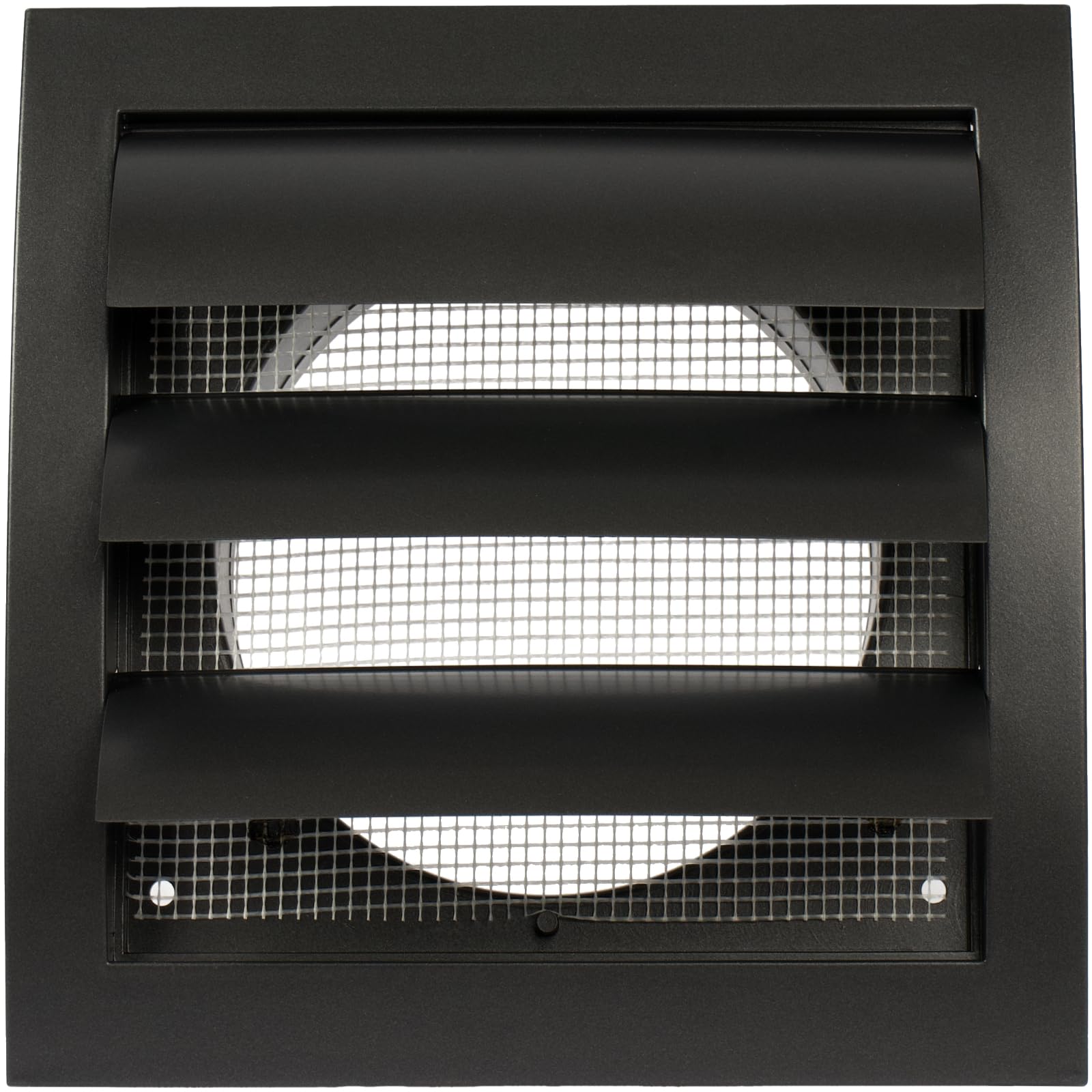 Repa Market 4 Inch Anthracite Dryer Vent Hood/Duct Cover for Walls or Ceiling/ABS Plastic Louvered Air Grille with Built-In Mesh Screen/Exhaust and Dryer Vent Covers for Indoor & Outdoor Use