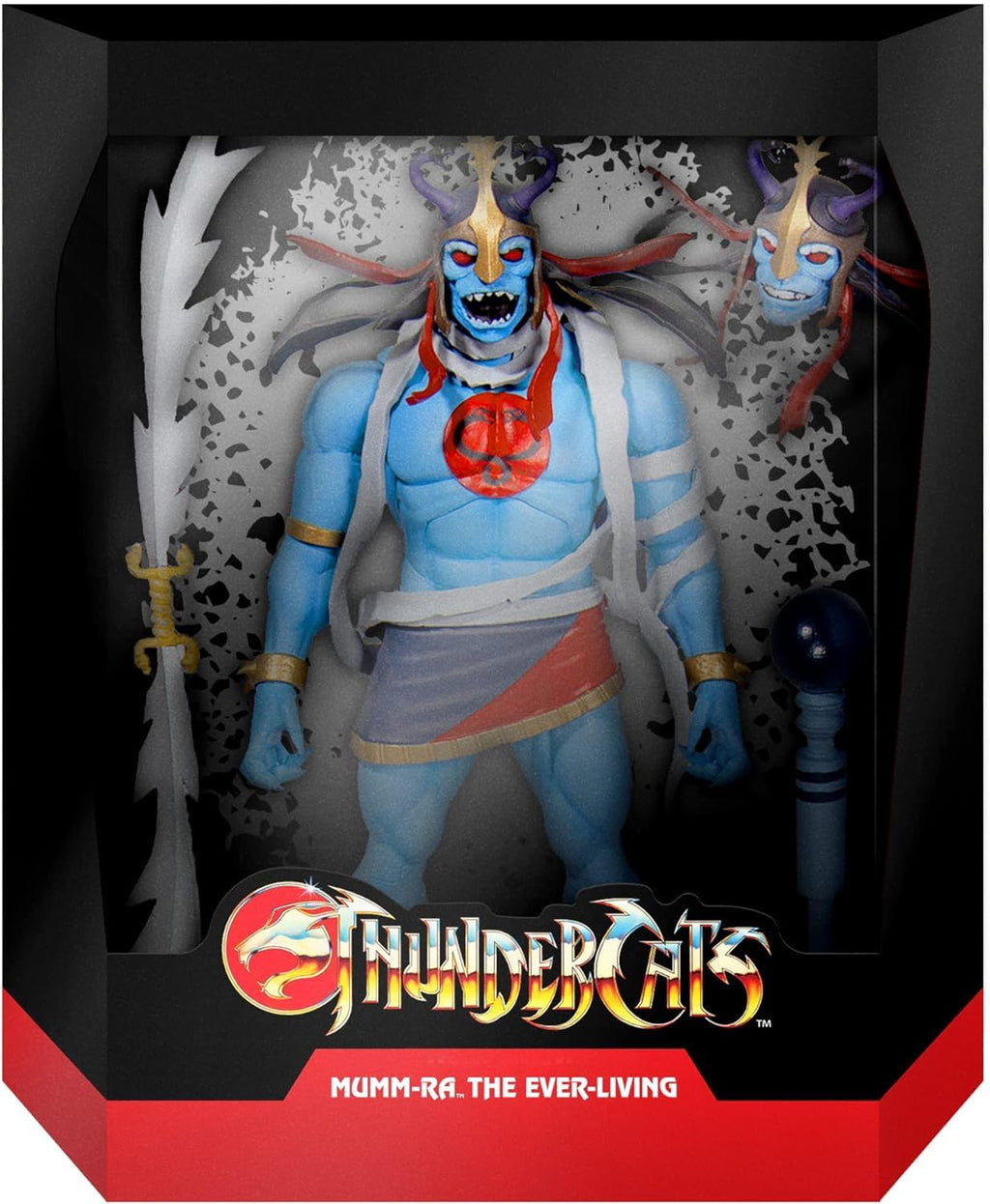 Super7 ULTIMATES! Thundercats Ghost Jaga - 7" Thundercats Action Figure with Accessories - Classic Cartoon Collectibles and Retro Toys