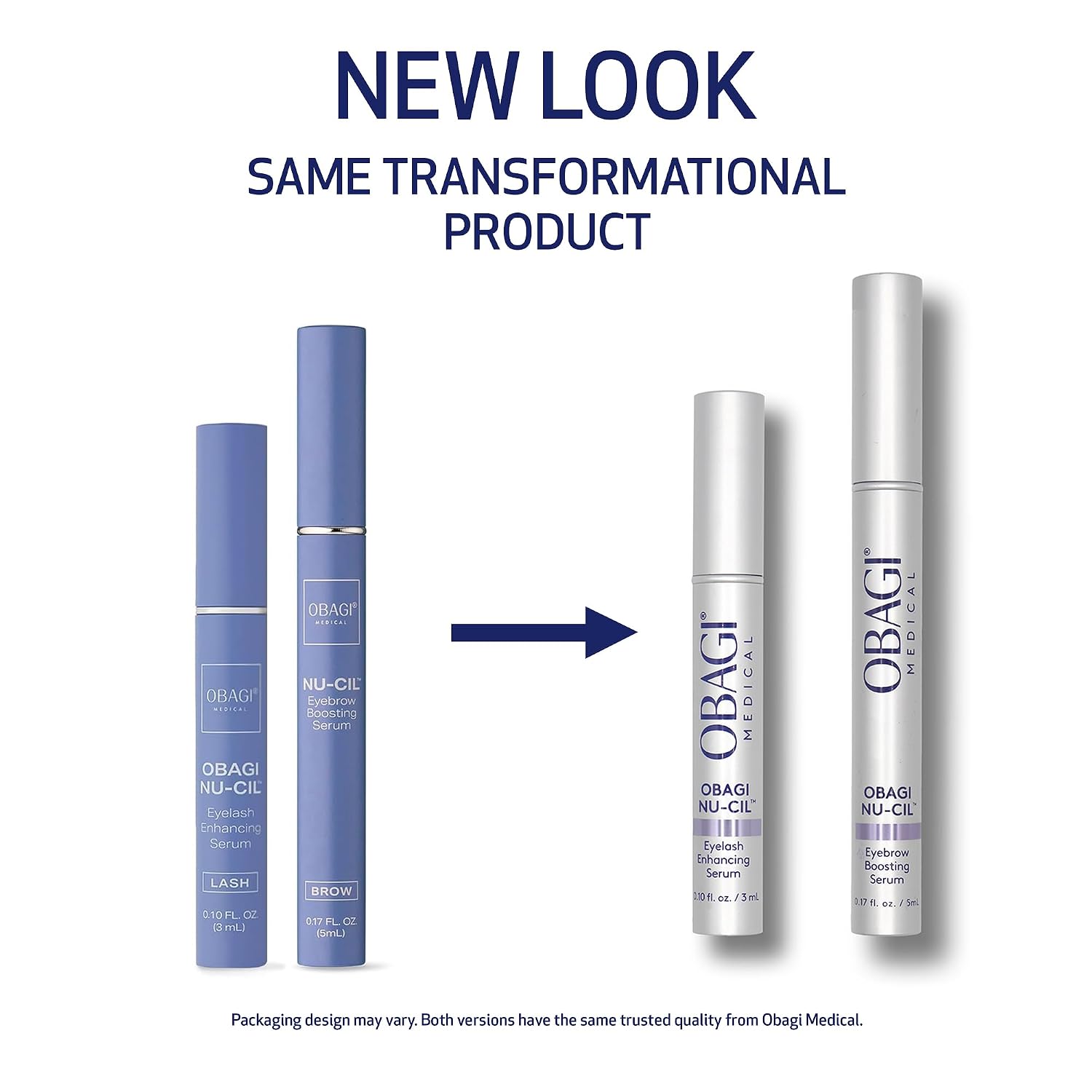 Obagi Nu-Cil Eyelash Enhancing Serum & Eyebrow Boosting Serum Set – Clinically Proven Formulas for Thicker & More Defined Looking Lashes & Fuller Looking Eyebrows