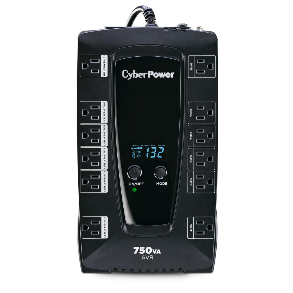CyberPower AVRG750U AVR UPS System, 750VA/450W, 12 Outlets, Compact