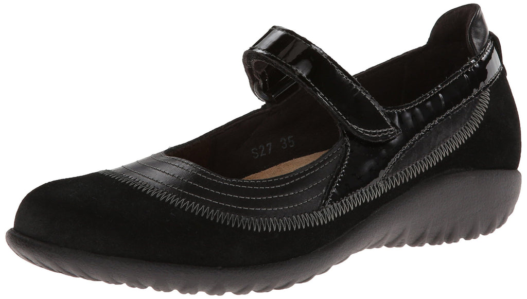 NAOT Footwear Women's Kirei Maryjane with Cork Footbed and Arch Comfort and Support - Lightweight and Perfect for Travel- Removable Footbed
