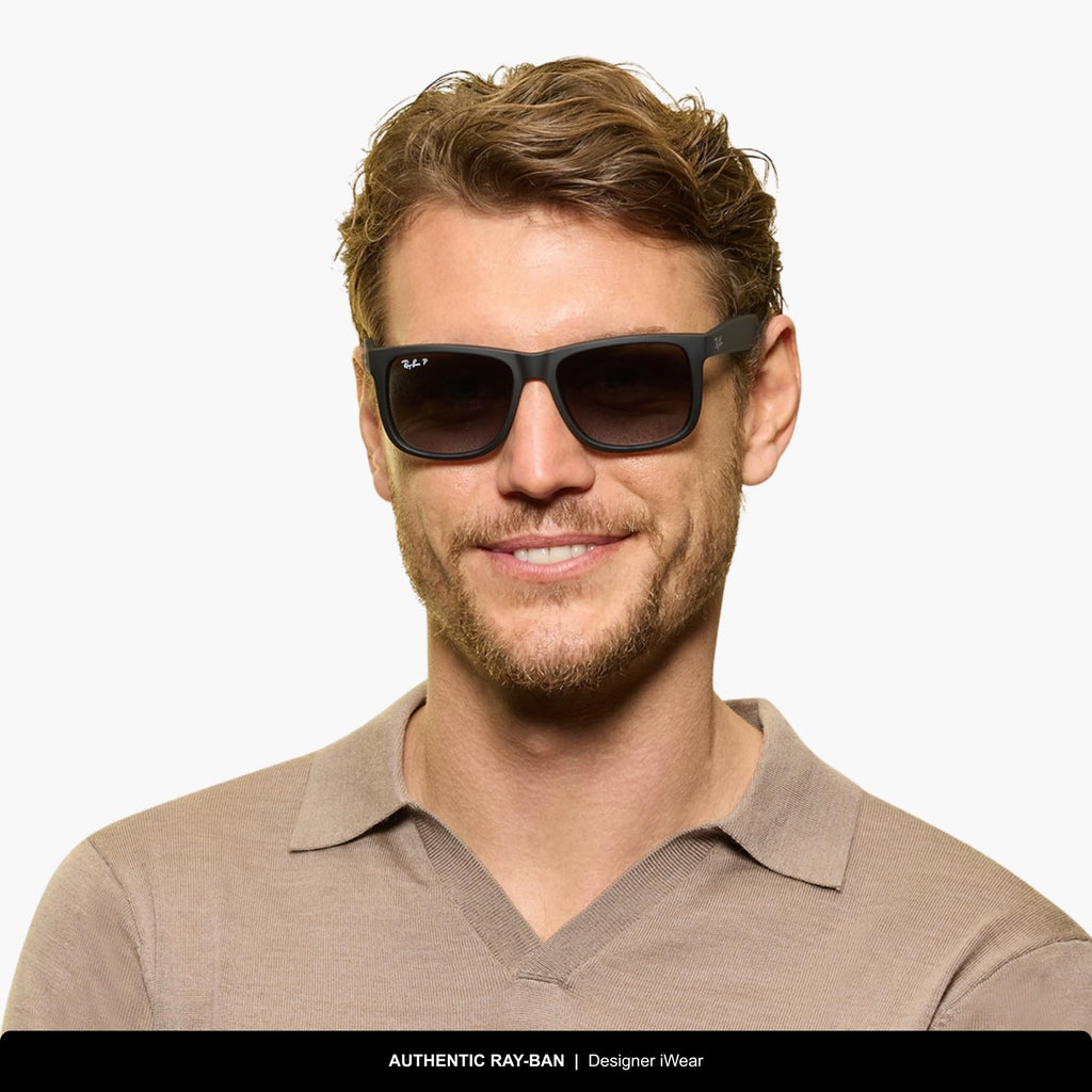 Ray-Ban RB4165F Justin Classic Square Sunglasses for Men