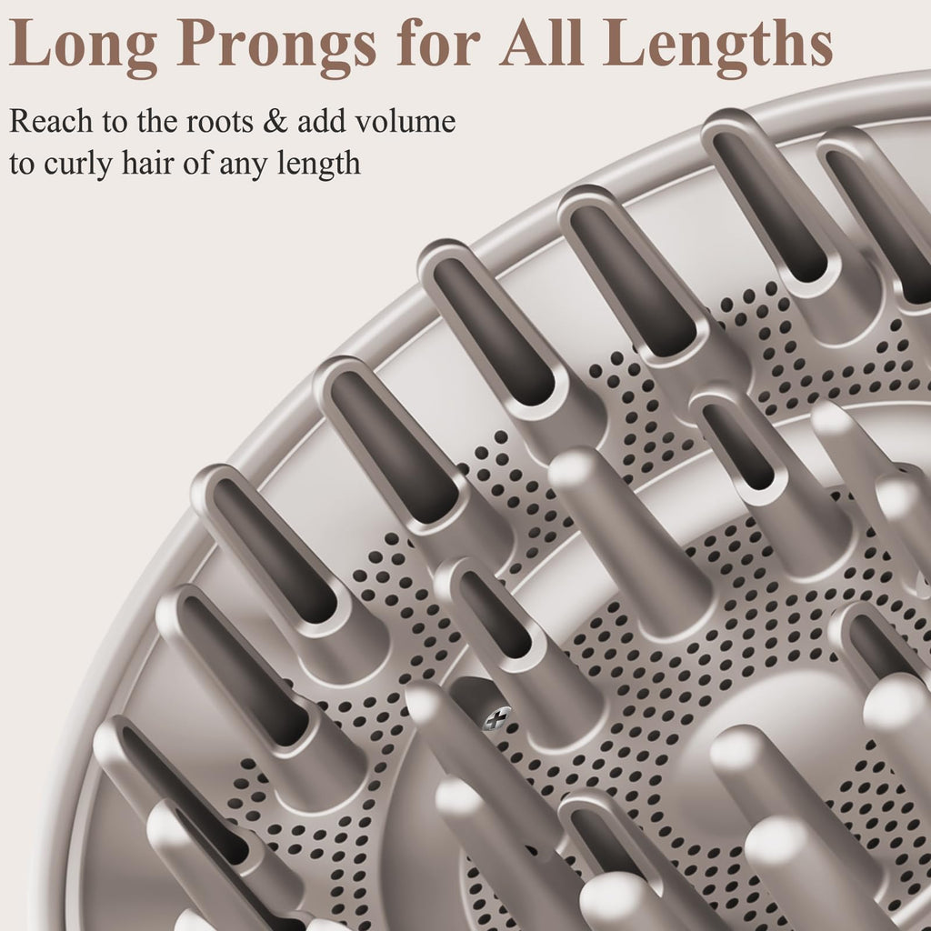 Large Diffuser Attachment Compatible with Shark FlexStyle, Upgraded Bigger Diffuser Nozzle for Dryer Faster and Define Wavy, Curly, Coily Hair