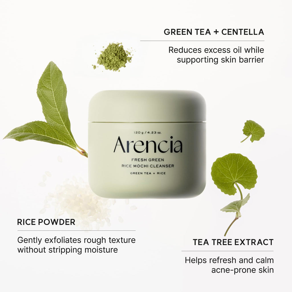 Arencia Calendula Rice Mochi Fresh Cleanser - Moisturizing & Deep-Cleansing (1.76oz)