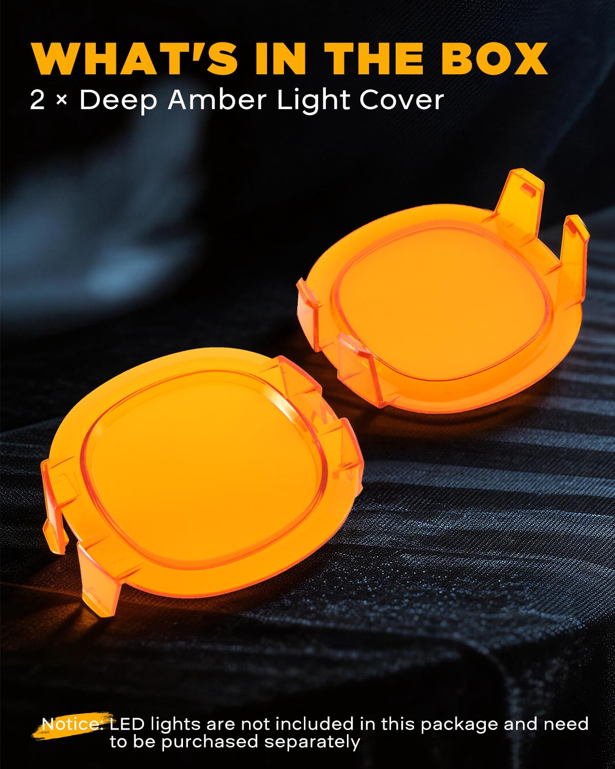 Auxbeam P4 Series Flood Beam LED Pods 4 Inch 90W Round Offroad Fog Lights Driving Flood Light Bar Bumper A-Pillar Hood Mount for Trucks ATV UTV Motorcycle Jeep