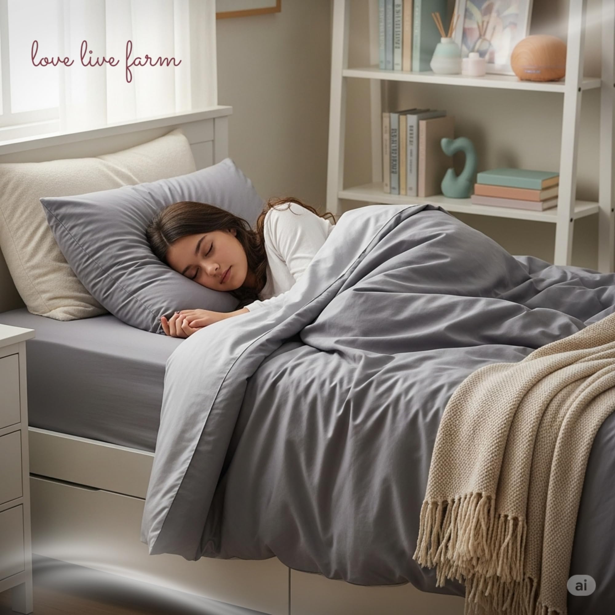 Earthing Grounding Sheets Twin Size(Grey) - 400 Thread Count Soft Earthing Sheets w/Cotton, Silver Fiber - Reinforced Grounding Cord for Conductivity – Ideal Grounding Bed Sheets for Better Sleep