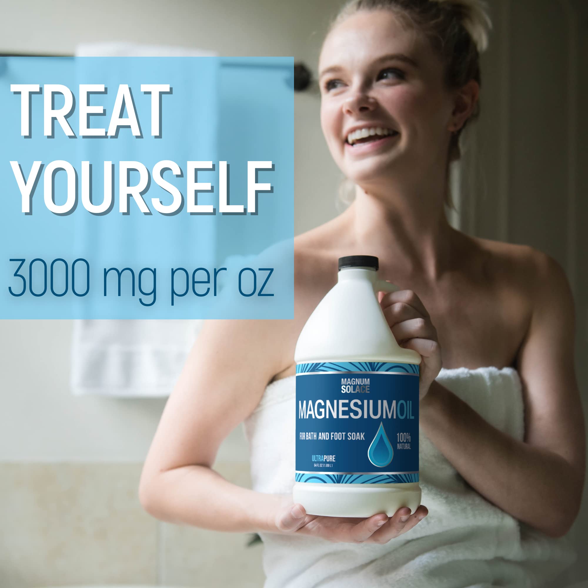 Magnesium Oil Spray - 100% Natural Magnesium Spray – 2 oz