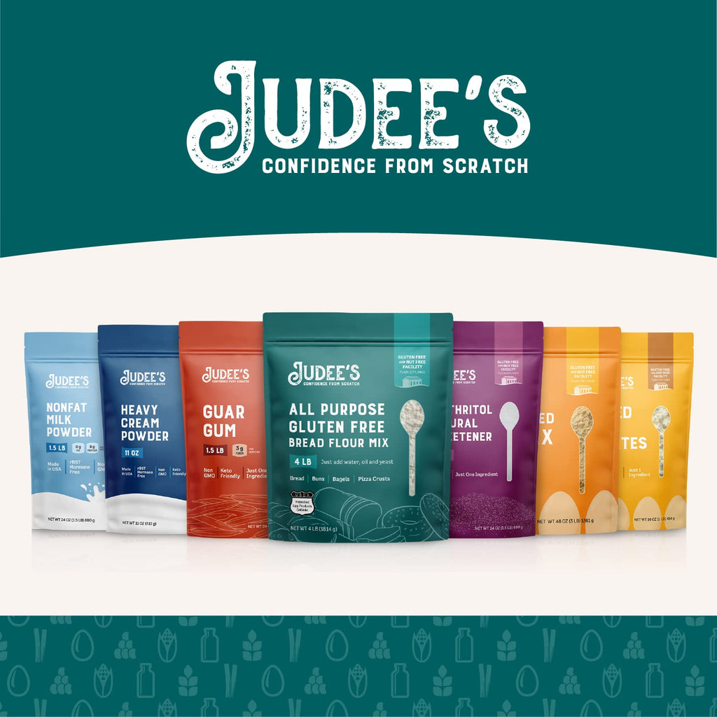 Judee's Gluten Free Royal Icing Mix - Easy Mixing with Meringue Powder - For Sugar Cookie Decorating & Cookie Icing - Gluten Free Meringue Powder & Nut Free Baking Mix - 8 Oz