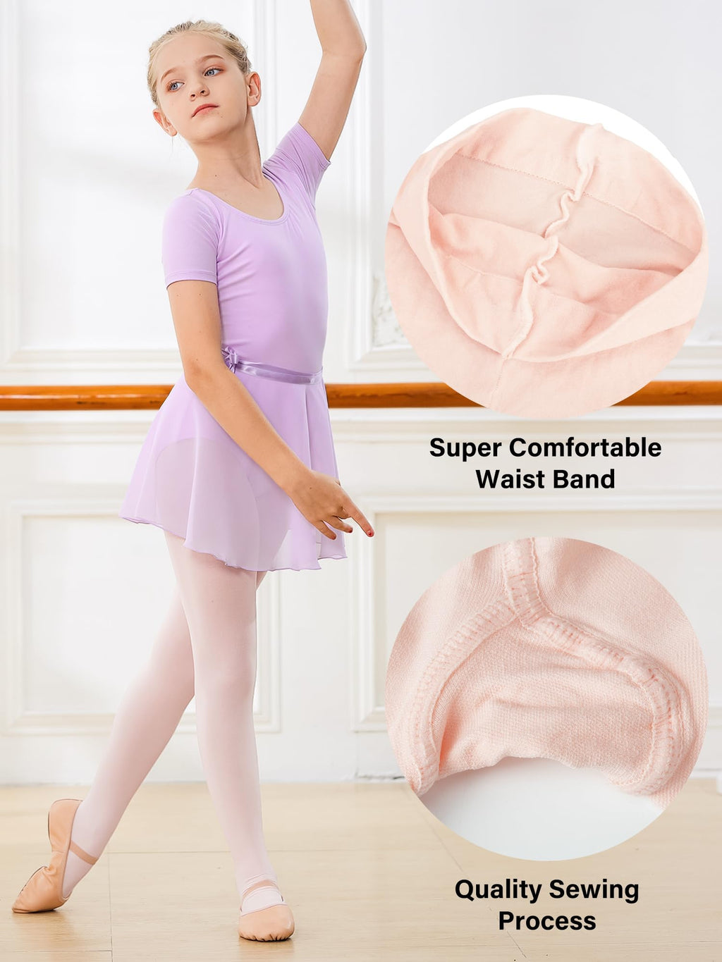 Stelle Girls Ballet Dance Students School Footed Tight (Toddler/Little Kid/Big Kid)
