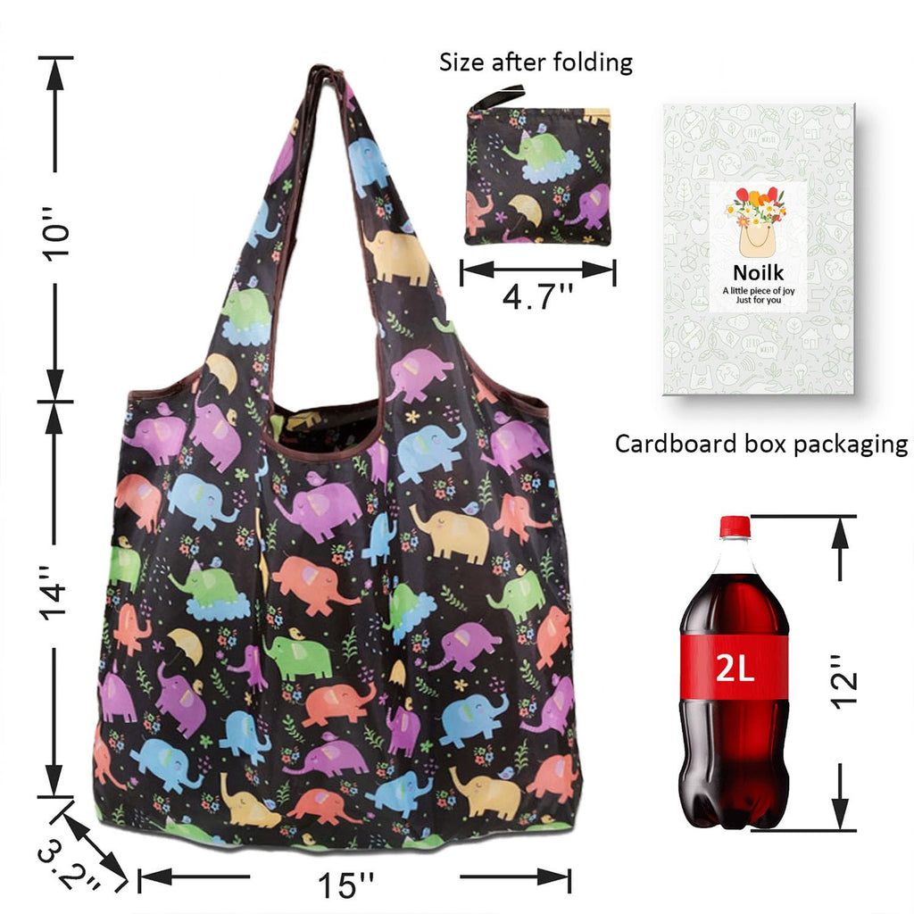 Bolsas de compras reutilizables para comestibles, paquete de 4 de 50 libras bolsas plegables grandes y lavables para mercado, compactas para un fácil almacenamiento, bolsas de tela ligeras y
