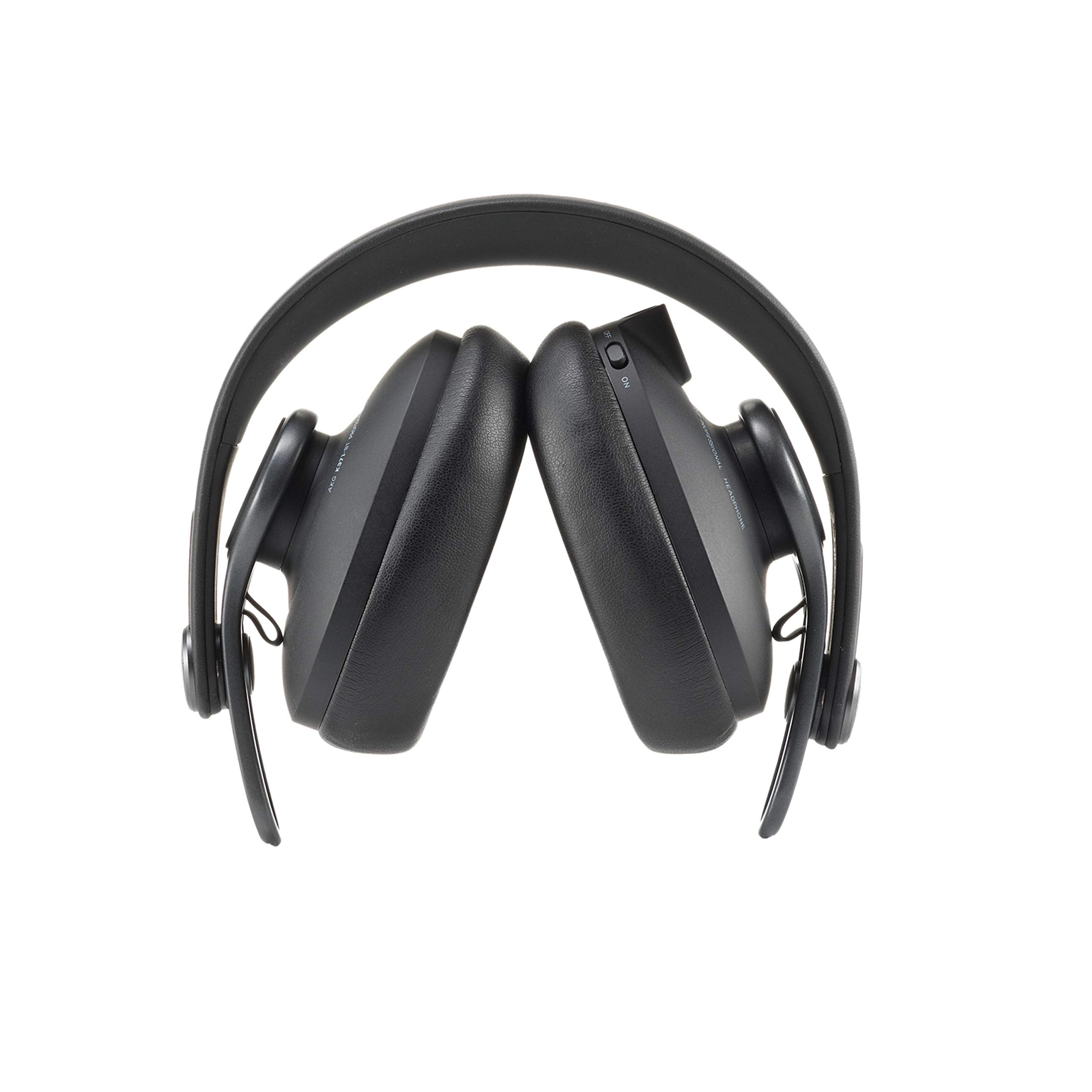 AKG Pro Audio K361 Wired, Over-Ear, Closed-Back, Light Weight, Foldable, Professional Recording Studio Headphones, Studio Monitor Mixing, Podcast, DJ Stereo Headsets, Black