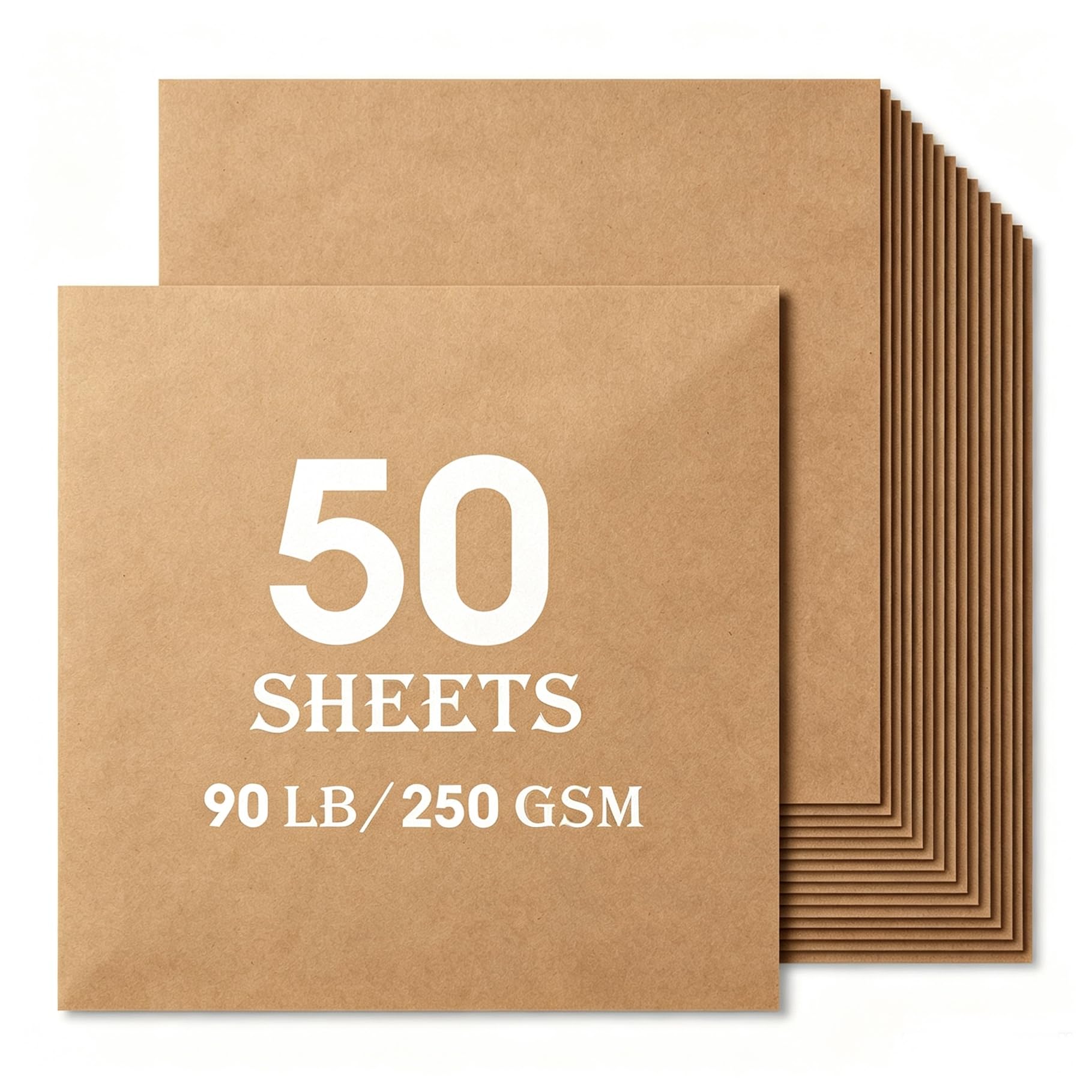 Black Cardstock 50 sheets, 12” x 12” Cardstock Paper Bulk Construction Paper,250GSM Card Stock Printer Paper Scrapbooking Supplies for Diy Crafts Cricut Card Making (Black)