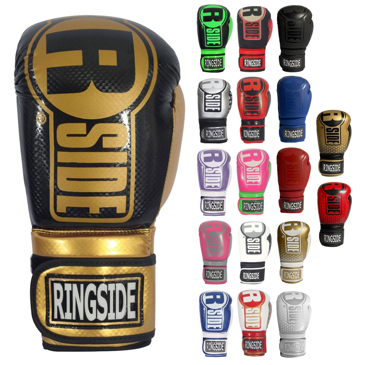 Ringside Apex Bag Gloves, IMF-Tech Boxing Gloves with Secure Wrist Support, Synthetic Boxing Gloves for Men and Women
