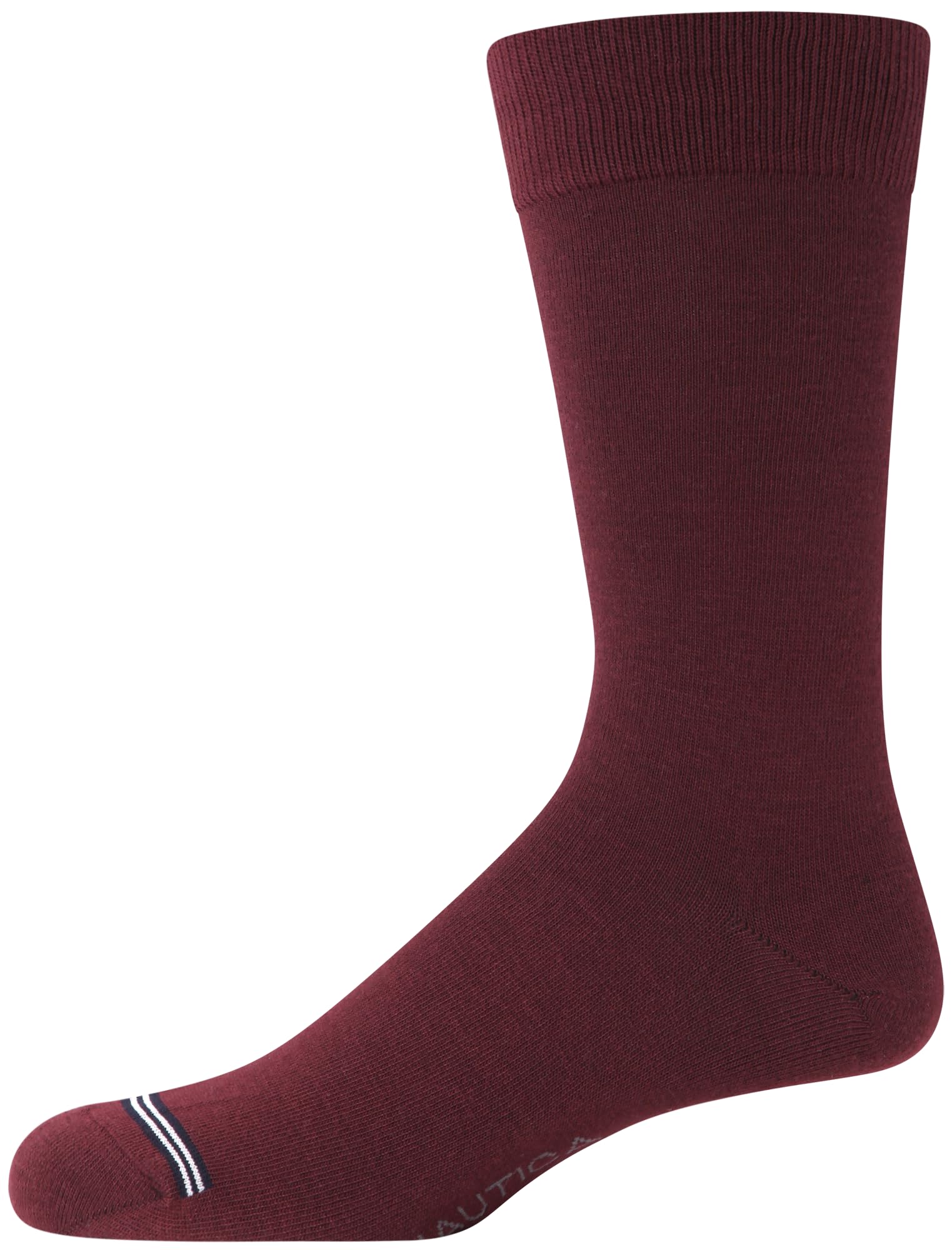 Nautica Mens Dress Socks - 5 Pack Breathable Comfort Stretch Crew-Length Work Socks for Men for Business Formal Wear (6-12.5)