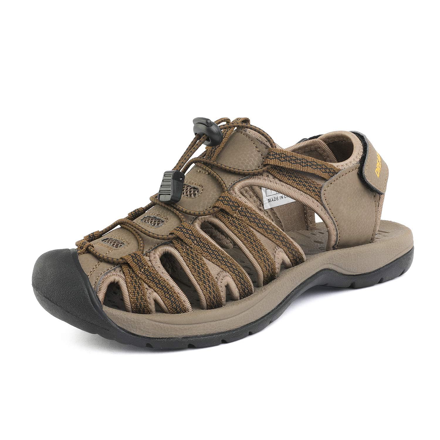DREAM PAIRS Womens Closed Toe Hiking Summer Outdoor Sport Athletic Sandals