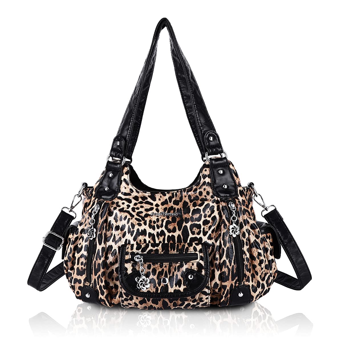 Angel Barcelo Purses for Women Soft PU Leather Shoulder Bag Crossbody Purse and Handbags