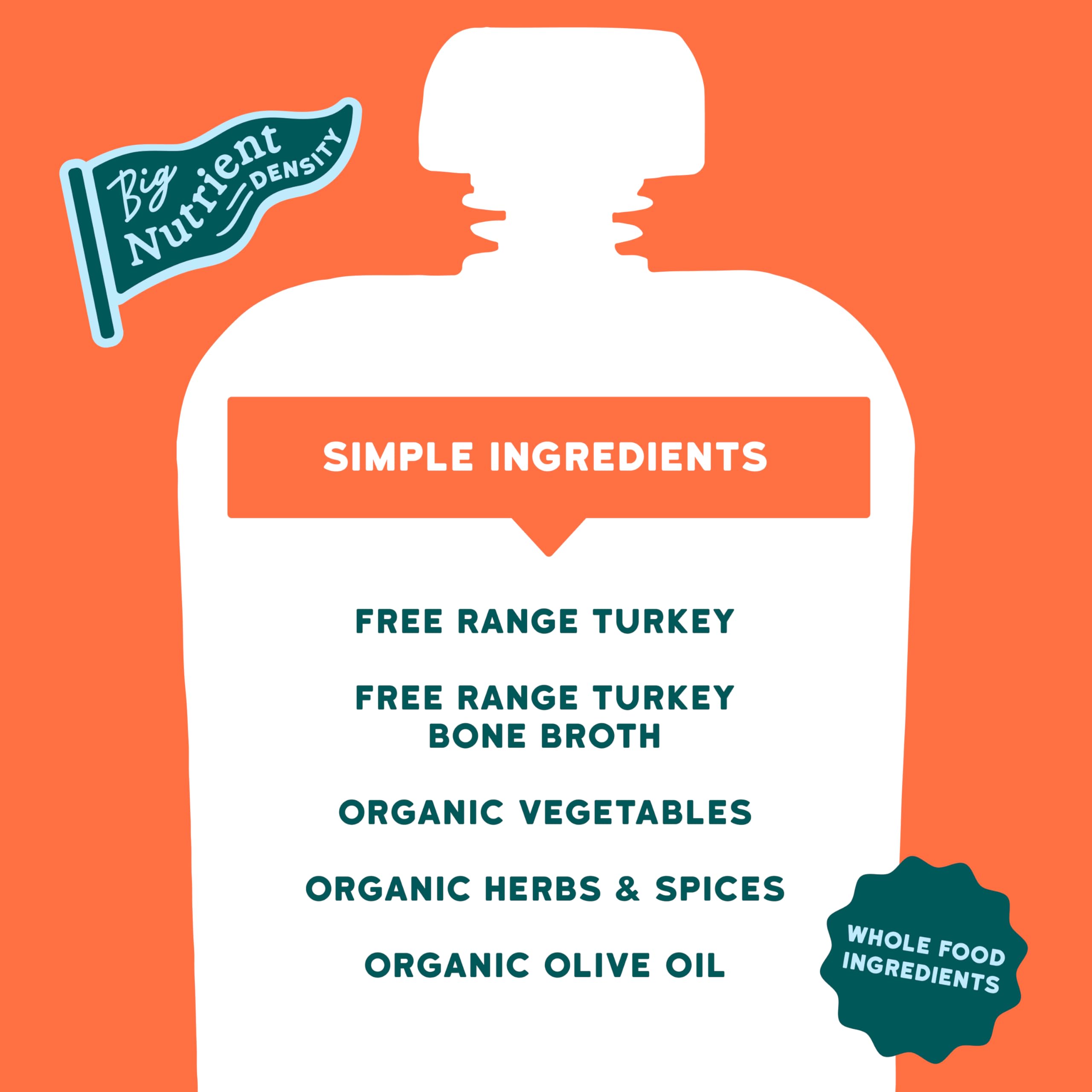 Serenity Kids Bone Broth Puree Made With Organic Veggies | Clean Label Project Purity Award Certified | 3.5 Ounce BPA-Free Pouch | Grass Fed Beef Pot Roast | 1 Count