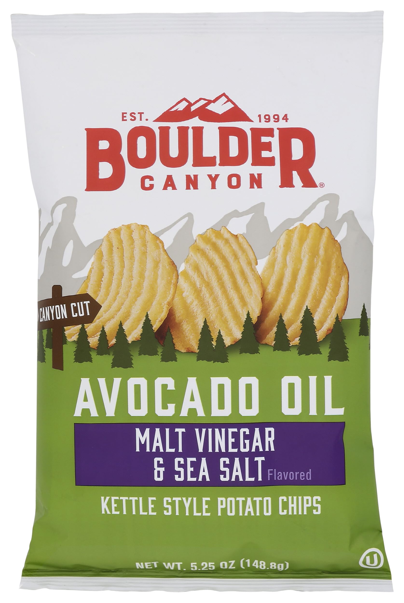 Boulder Canyon Boulder Batch Agave Sriracha Kettle Potato Chips, 5.25 oz - Pack of 12