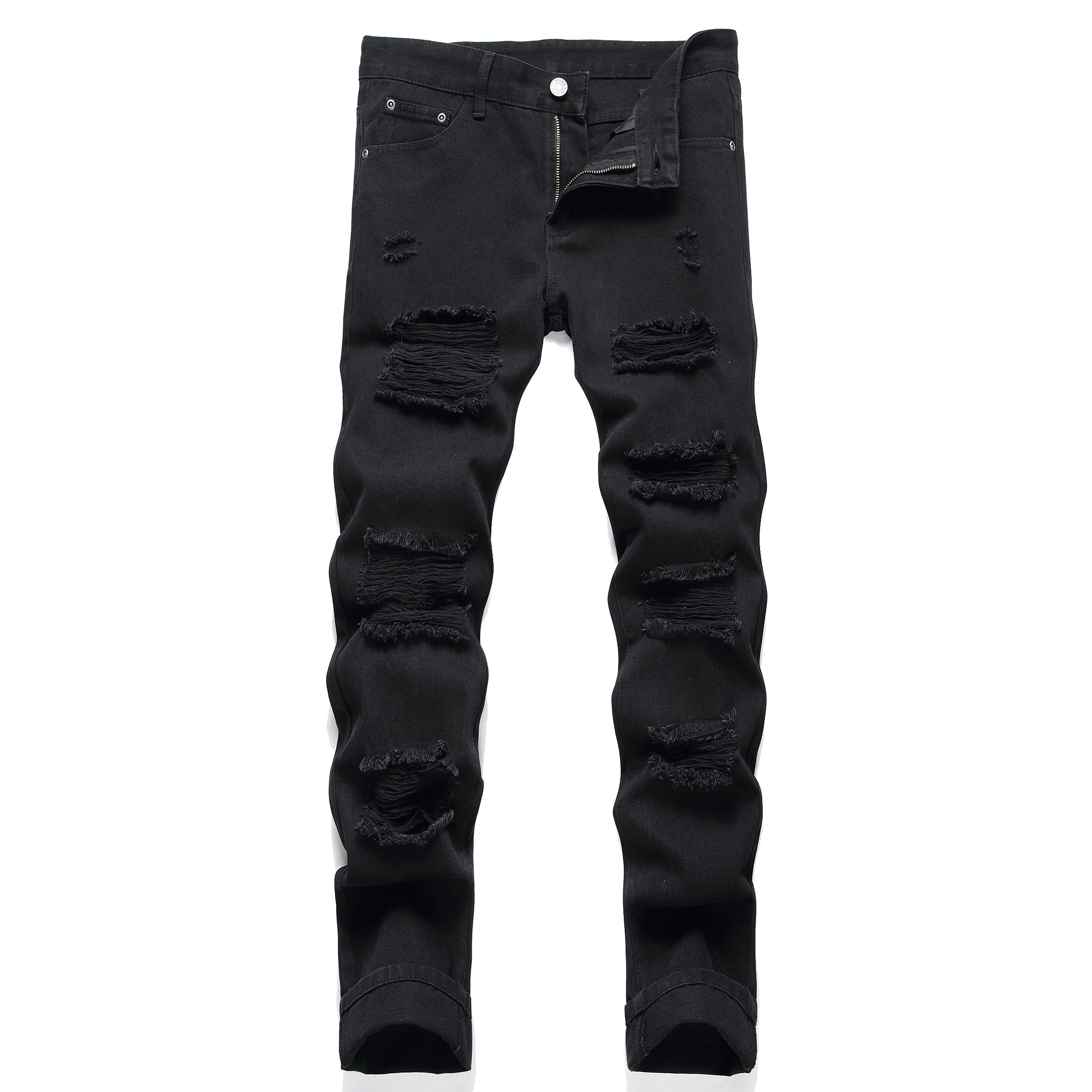 RXXKKK Men's Regular Slim Fit Jeans