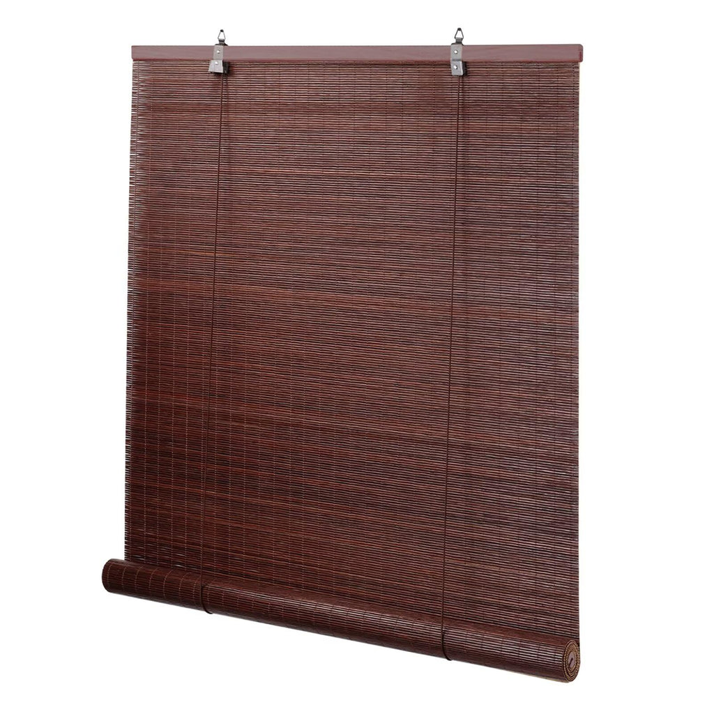 Bamboo Blinds for Interior Windows, Easy to Install Bamboo Shades for Indoor Windows, Custom Roller Shades for Indoor Window and Outdoor Patio, 23" W x 48" H