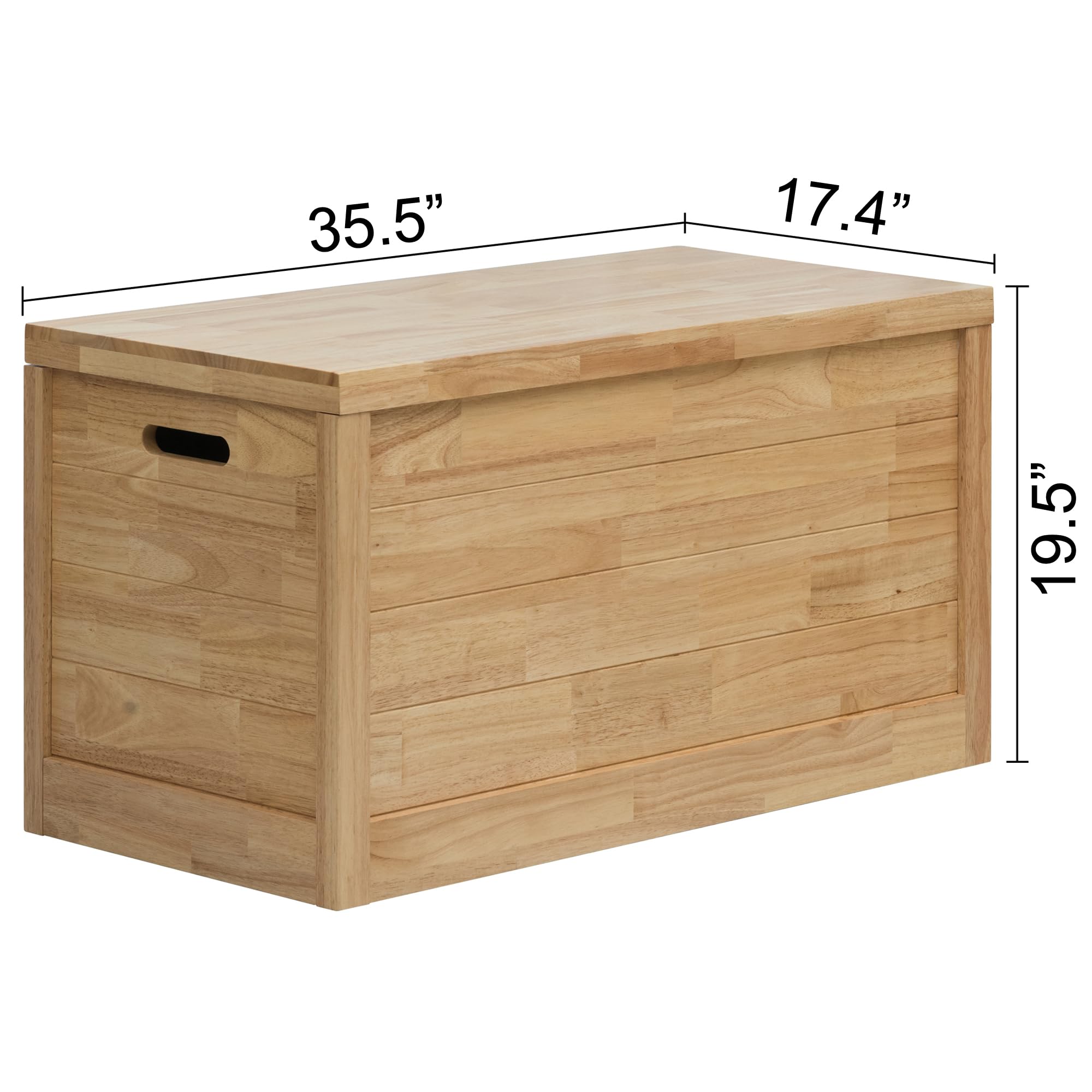 eHemco Heavy-duty Water Hyacinth Wicker Storage Trunk with Metal Frame, 30 by 17.5 by 17.5 Inches, Brown Wash