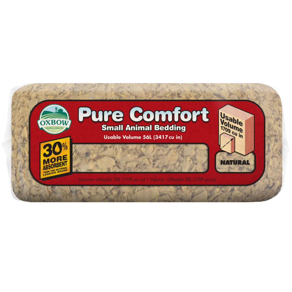 Oxbow Pure Comfort Bedding, Rabbit, Hamster, & Guinea Pig Bedding, Bunny Supplies for Litter Box, Pet Safe, Bunny Litter Box, Guinea Pig Cage, 99.9% Non-Dust, Blended, 36 Liter Bag