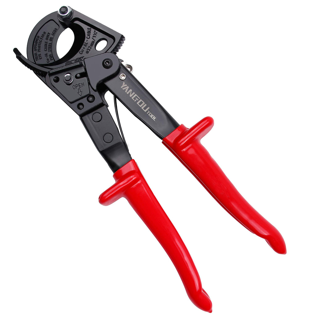 Yangoutool Heavy-Duty Ratcheting Cable Cutters for Large Copper, Aluminum, and Armored Cables - J40 Wire Cutter up to 300 mm², Electrical Wire Cutting Tool