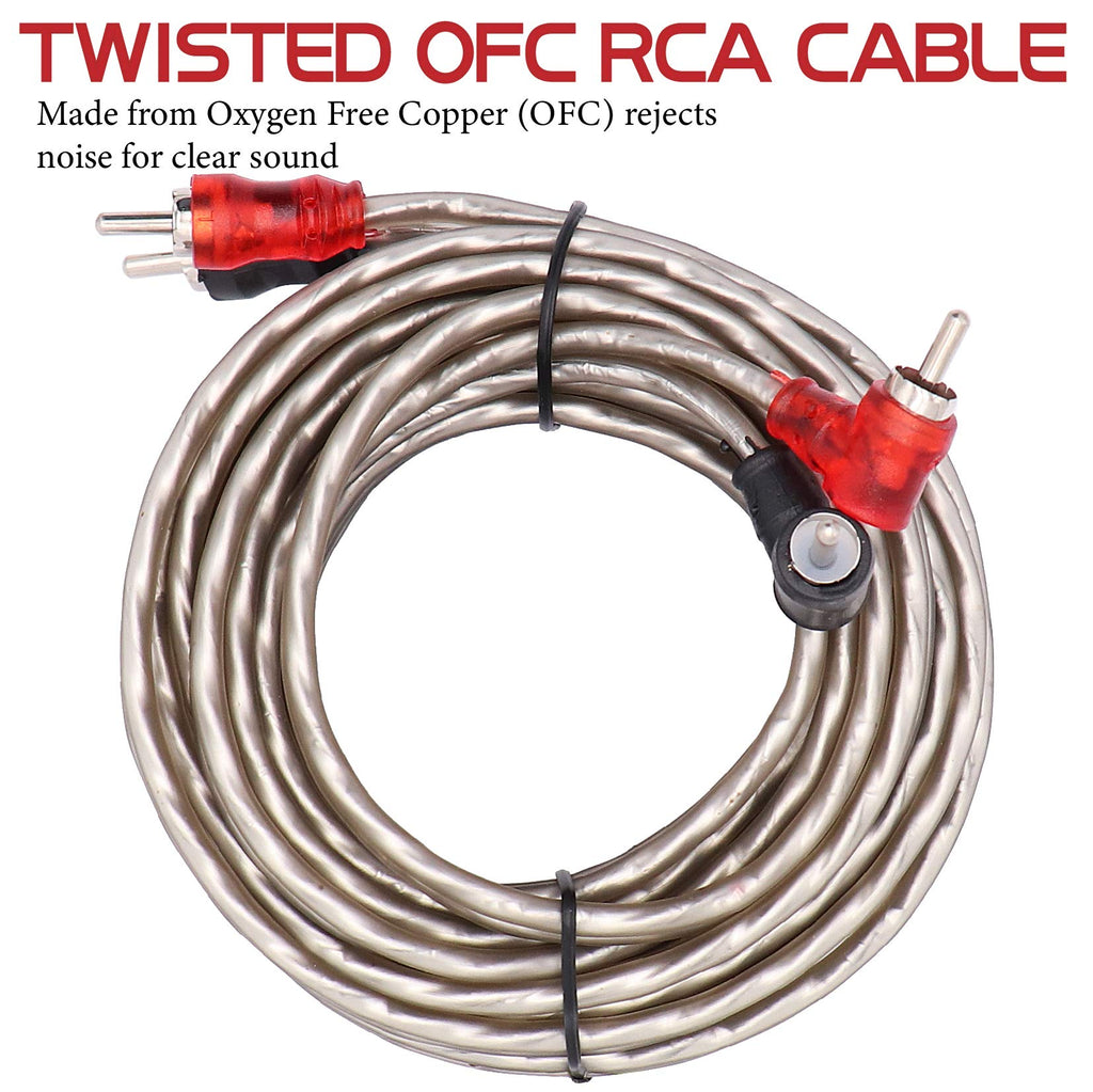 0 Gauge Amp Wiring Kit,3000 Watt Amplifier Sub Installation Kit Make Connections and Brings Power to Your Radio,Subwoofers and Speakers