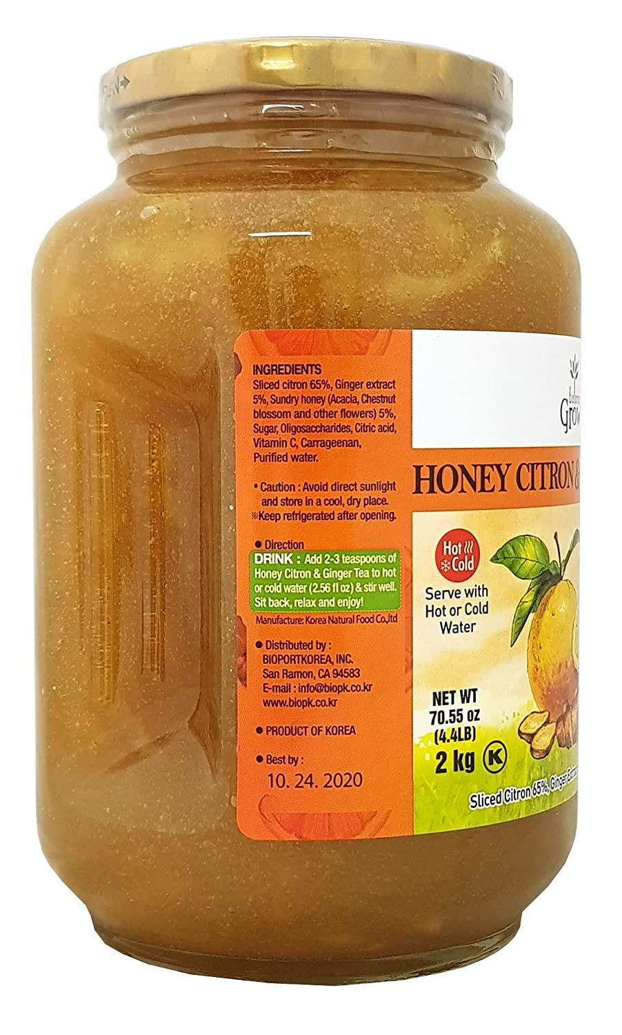 Balance Grow Honey Citron & Ginger Tea 2.2lb
