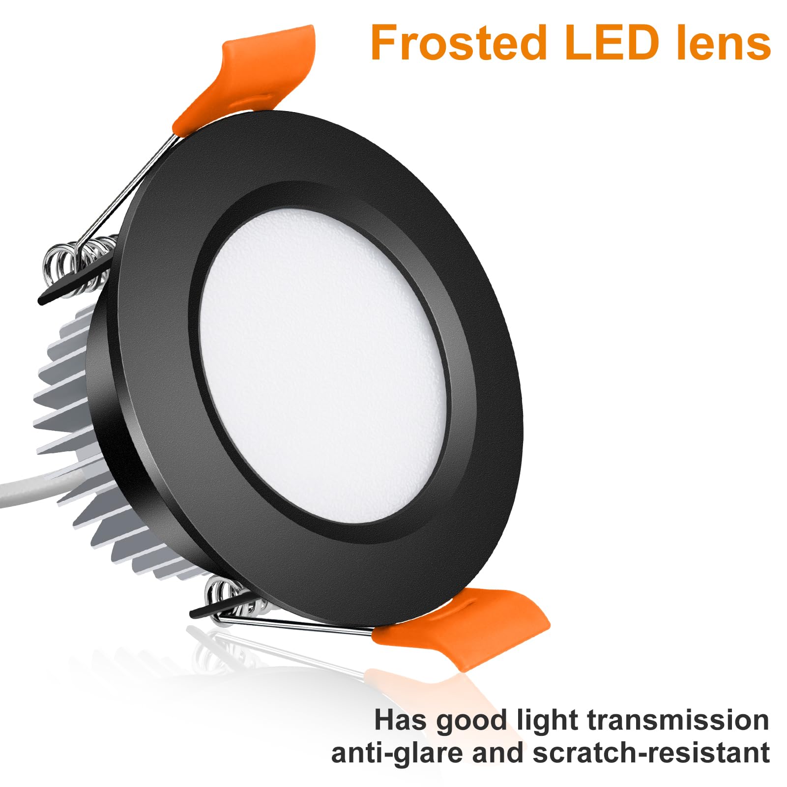 inShareplus 2 Inch LED Recessed Lighting, Downlight Dimmable 3W (35W Equivalent), 5000K Daylight White, CRI80, Recessed Light Fixtures with LED Driver (1 Pack)