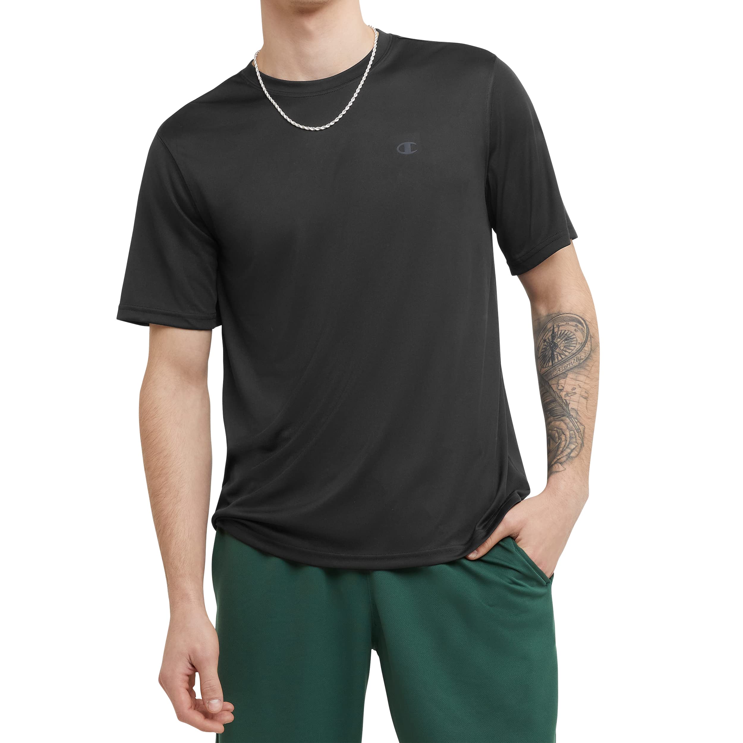 Champion Men's T-shirt, Sport Tee, Moisture Wicking, Anti Odor, Athletic T-shirt for Men (Reg. Or Big & Tall)