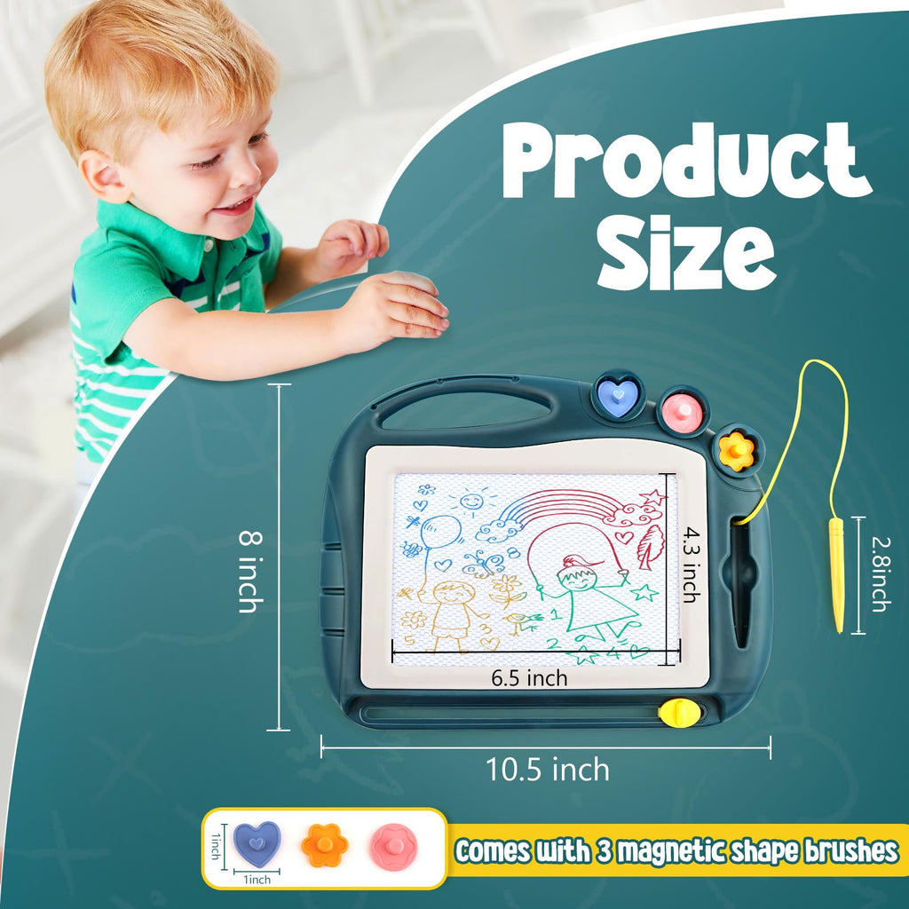 Magnetic Drawing Board, Toddler Toys for Age 1 2 3 Boys Girls, Toddler Drawing Board, Birthday Easter Christmas Halloween Kids Toy Gifts for Boys and Girls
