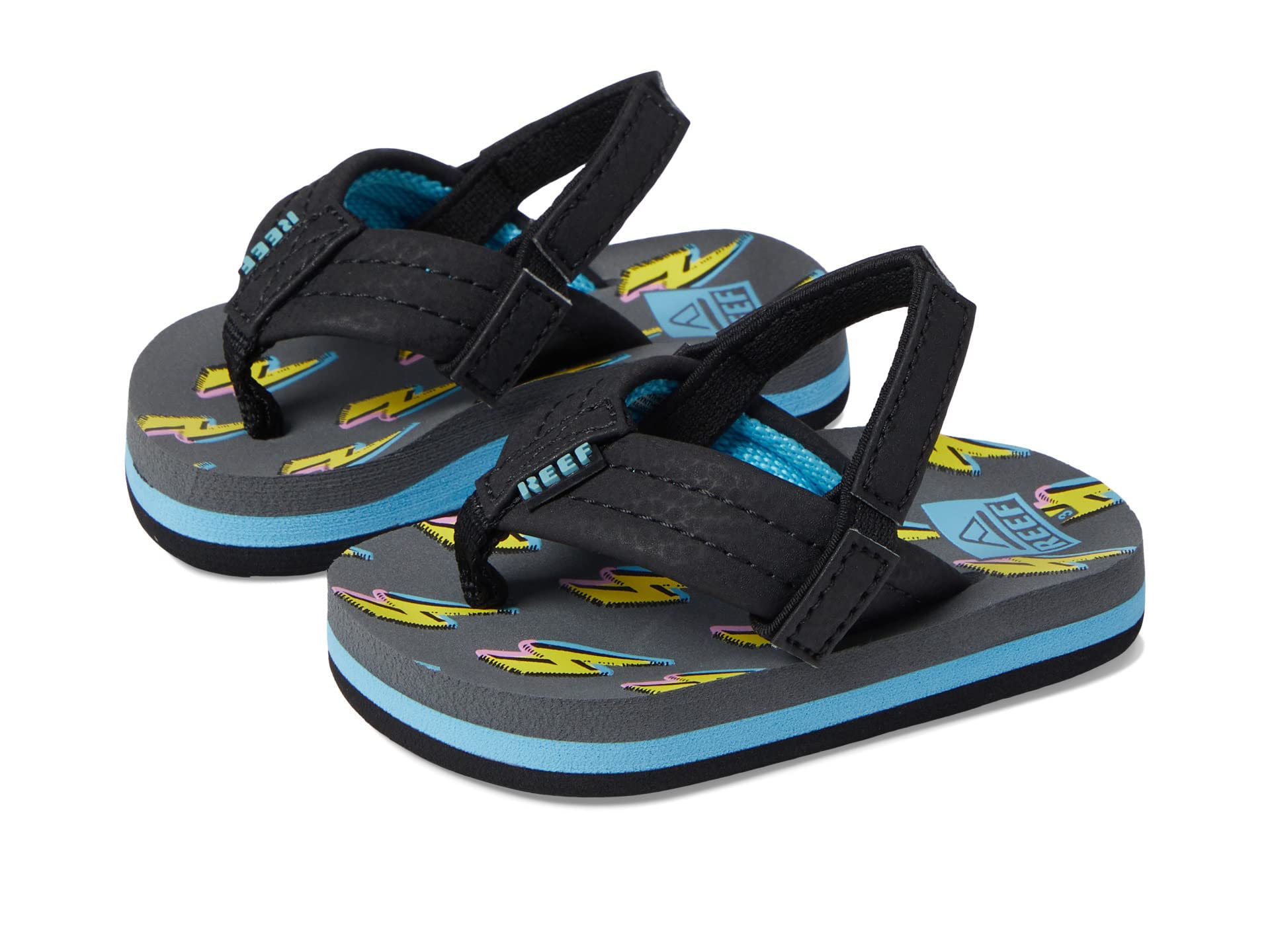 REEF Boys Toddler/Little Kid Ahi Beach Flip Flop, Soft Cushion Footbed, Water Friendly