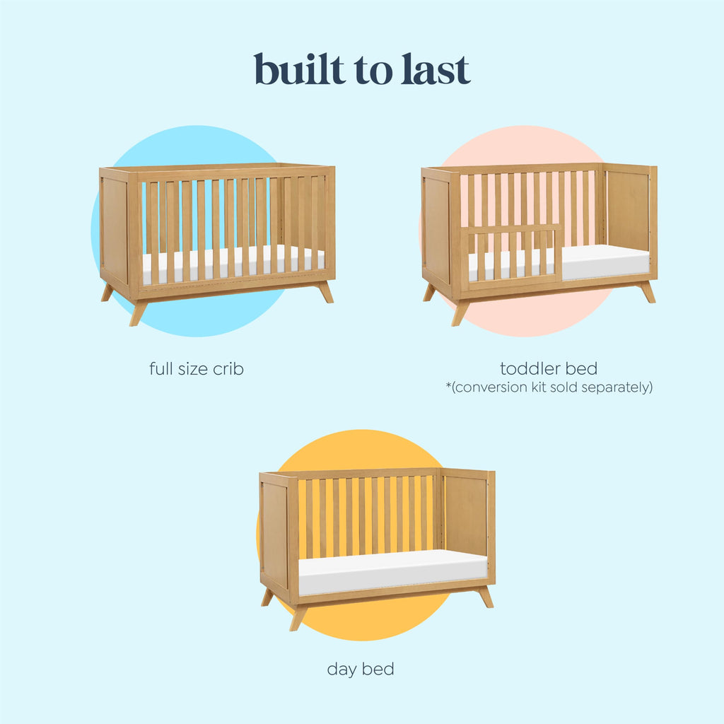 Davinci Otto 3-in-1 Convertible Crib in Walnut, Greenguard Gold Certified
