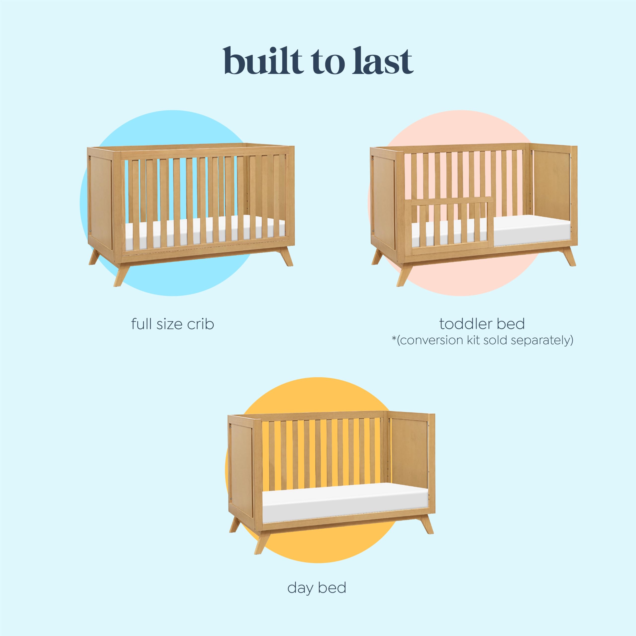 Davinci Otto 3-in-1 Convertible Crib in Walnut, Greenguard Gold Certified