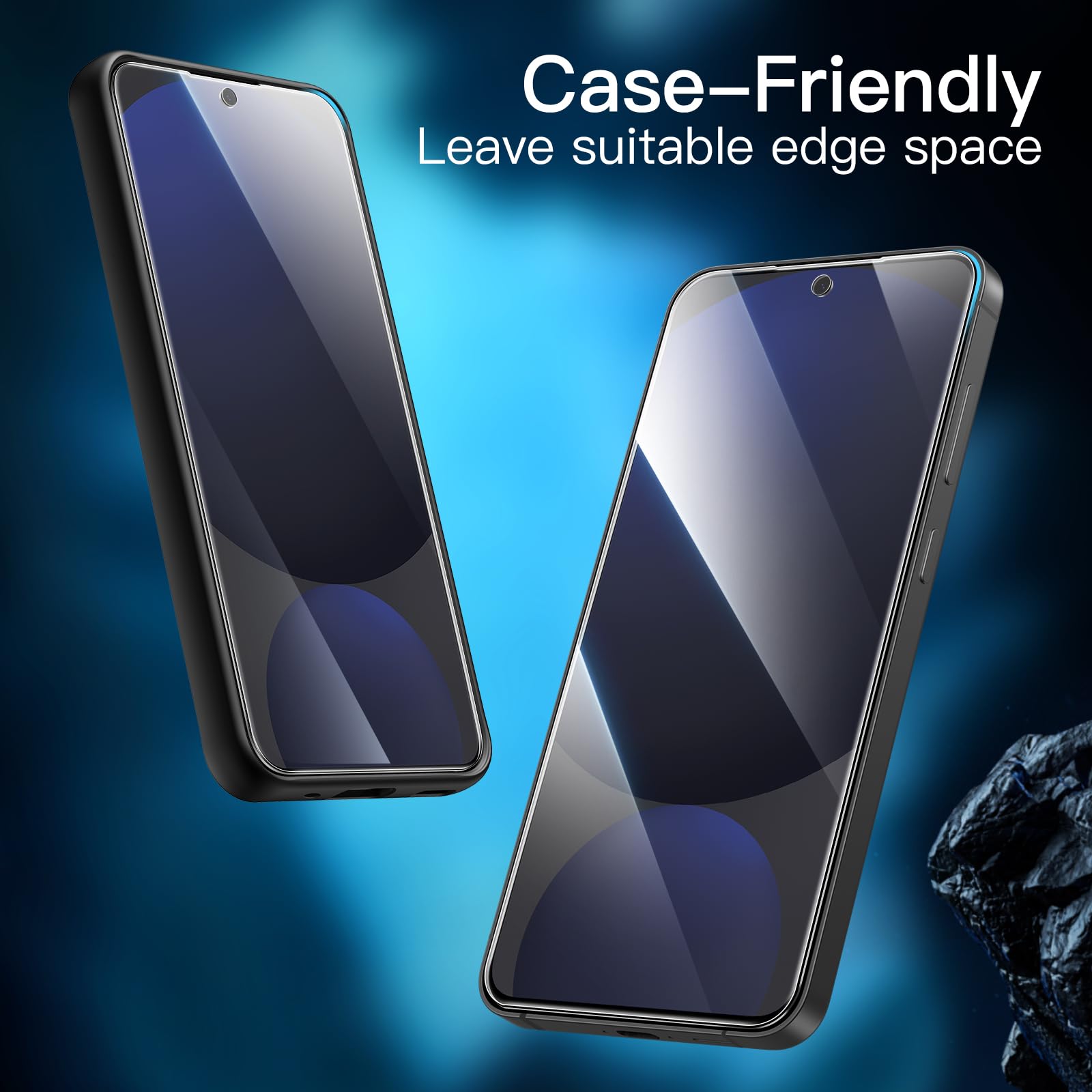 JETech Screen Protector for Samsung Galaxy S20 FE 6.5-Inch with Camera Lens Protector, Tempered Glass Film, Fingerprint ID Compatible, HD Clear, 2-Pack Each