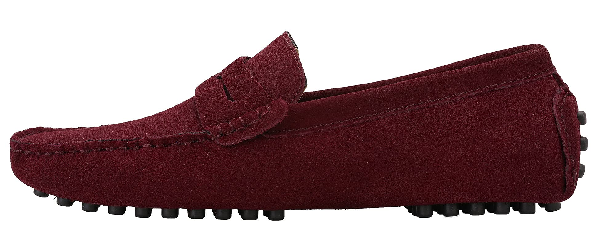 JIONS Mens Driving Penny Loafers Suede Moccasins Slip On Casual Dress Boat Shoes