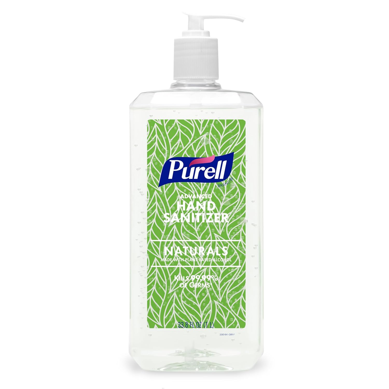 PURELL Advanced Hand Sanitizer Naturals with Plant-Based Alcohol, Citrus Scent, 1 Liter Pump Bottle (Pack of 1) - 3280-04-CMR