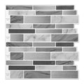 WOWSTAR 10-Sheet Peel and Stick Backsplash Tile for Kitchen, Back Splash Stick On Tiles for Kitchen Wall (Sand)
