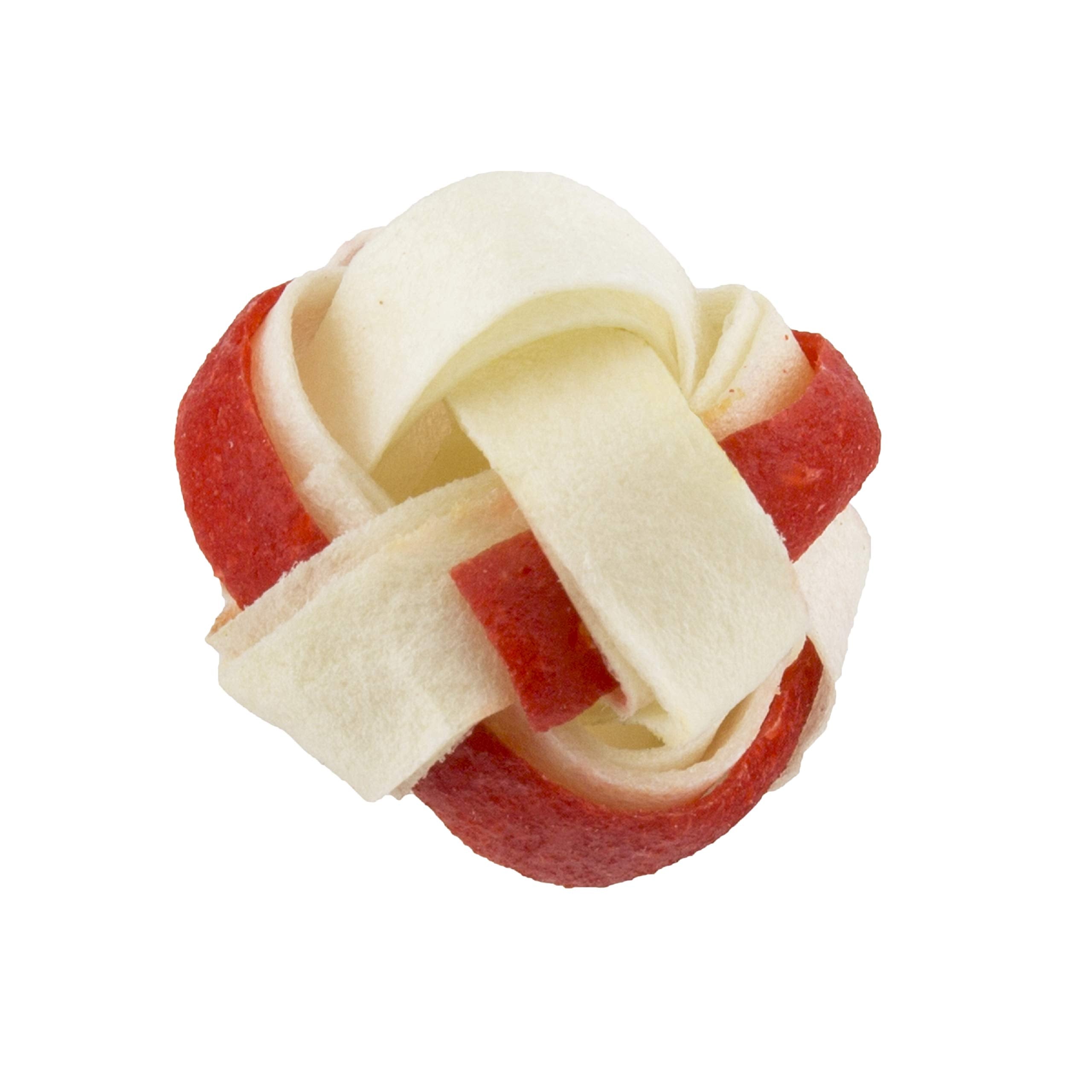 Dingo Goofballs for Dogs, Rawhide Chews Made with Real Chicken for Small Breeds 18-Count