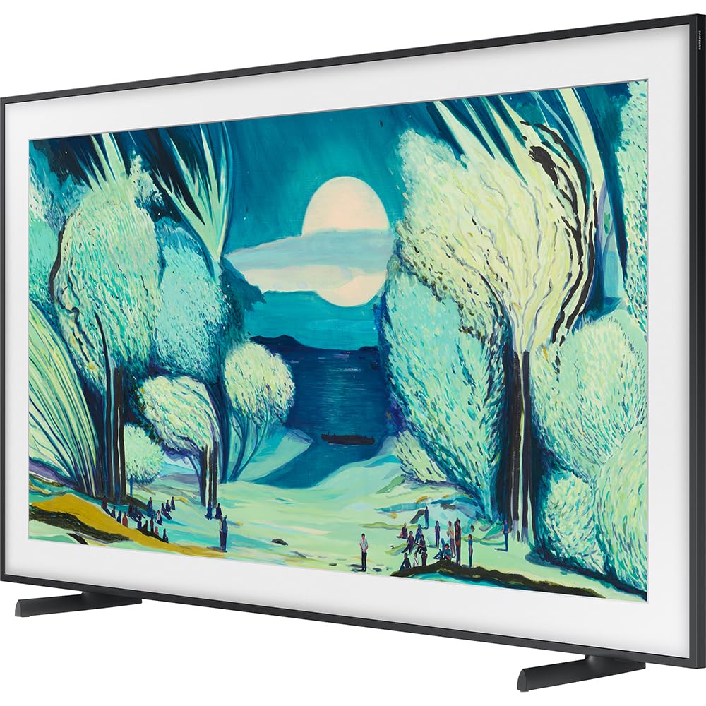 Samsung QN50LS03FA 50" The Frame QLED 4K AI TV (2025) Bundle with Modern Brown Bezel, CPS 26 Month Protection, Slim Flat Mount, 2X HDMI Cables & Deco Gear Complete Home Theater Beginner's Guidebook