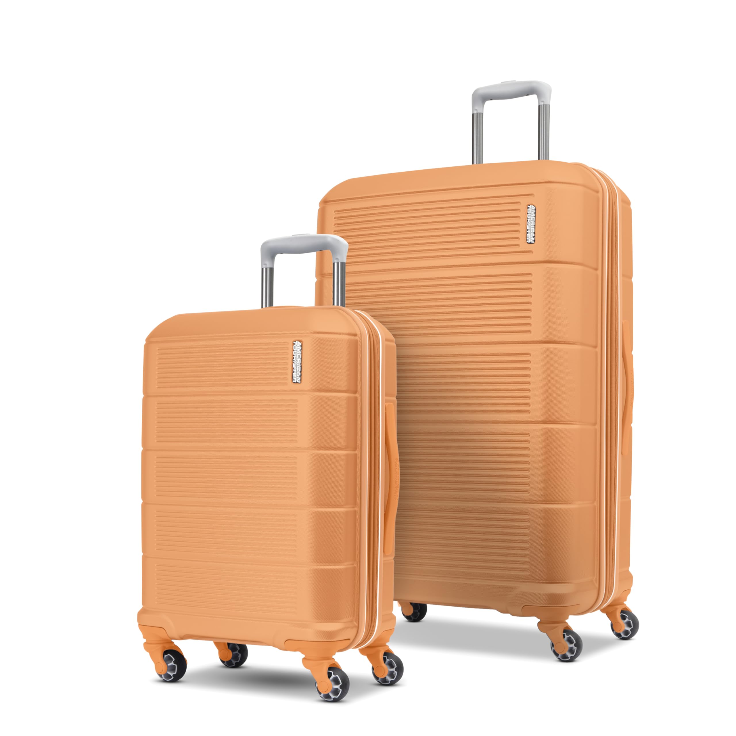 American Tourister Stratum 2.0 Expandable Hardside Luggage with Spinner Wheels, 2-Piece Set 20/28, Blue