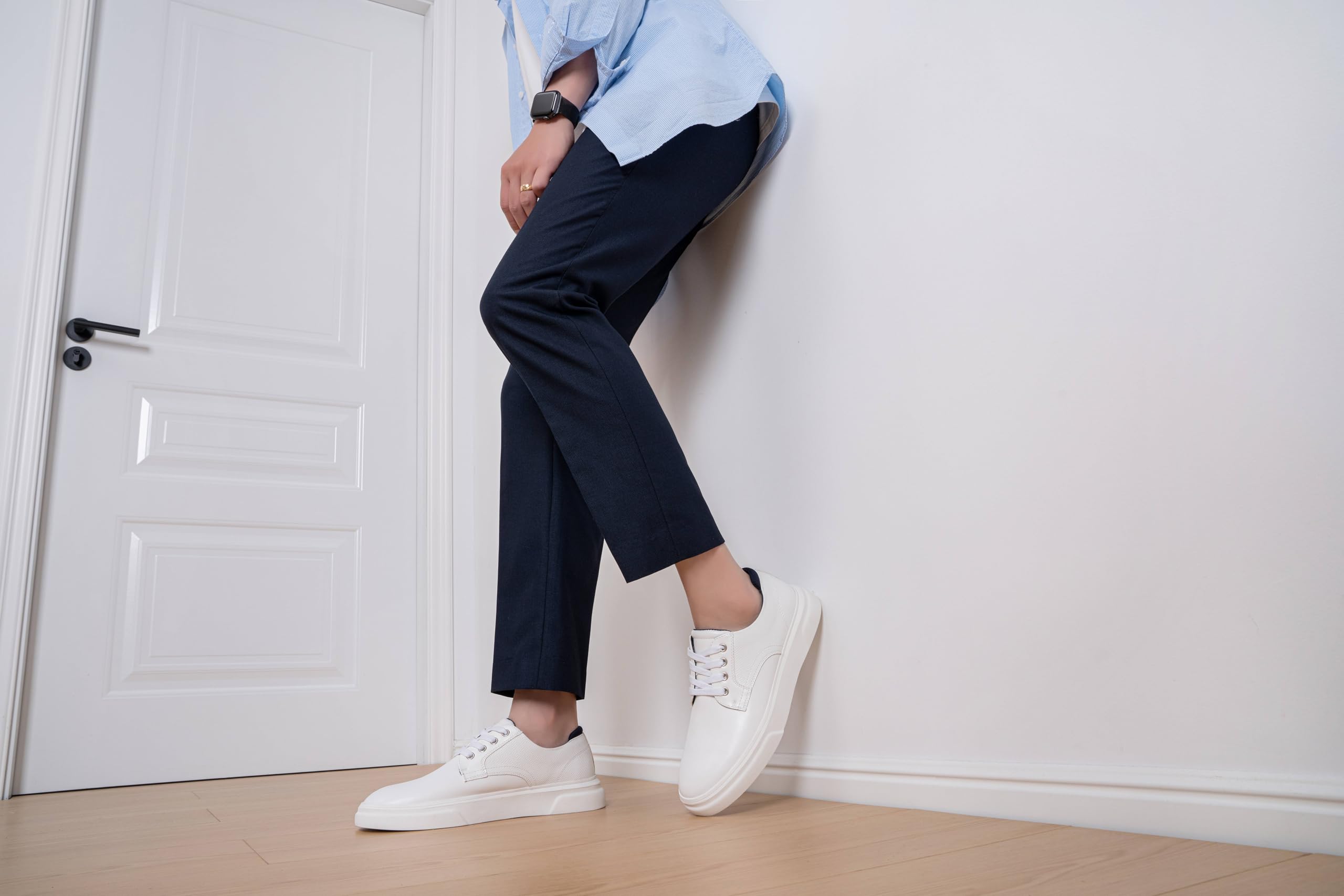 Vostey Men's Casual Shoes Fashion Sneakers Breathable Business Sneakers for Men