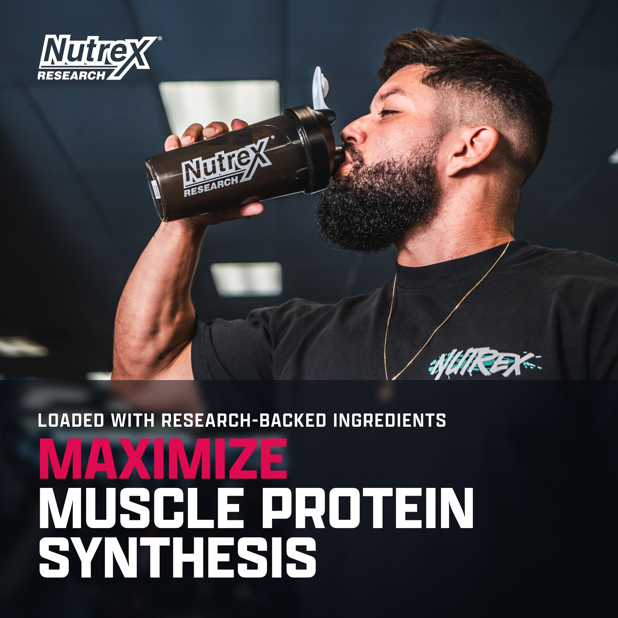 Nutrex Research EAA Hydration | EAAs + BCAAs Powder | Muscle Recovery, Strength, Muscle Building, Endurance | 8G Essential Amino Acids + Electrolytes | Apple Pear 30 Servings