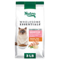 Nutro Wholesome Essentials Natural Dry Cat Food Sensitive Stomach, Chicken, Rice & Peas Recipe Cat Kibble, 3 lb. Bag